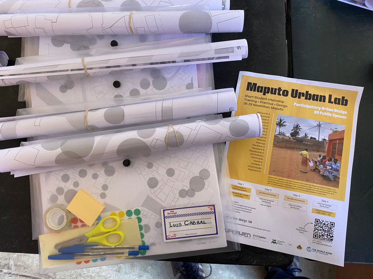 UrbanDesign_Lab's tweet photo. Maputo Urban Lab - co-creating 20 public inclusive public spaces around the 'formal' city! Exciting workshops and experiences using the co-creation toolbox in order to engage the population for new ideas for they public spaces #bettercities #PTUM funded by @WorldBank 👍 https://t.co/Sl0wN8FDIT