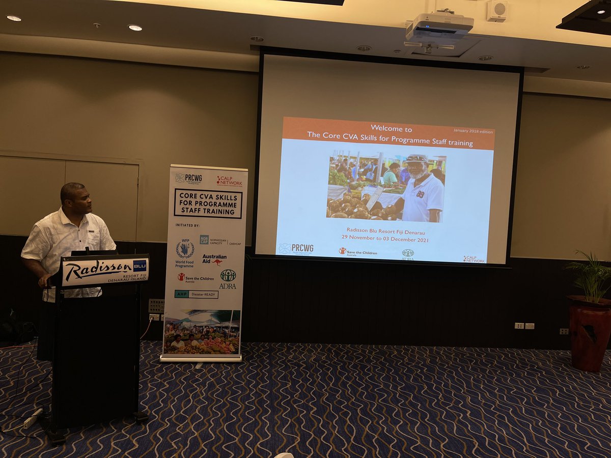 aleemansour's tweet photo. Starting the 5 days @calpnetwork Core CVA Skills for programme staff training event today organised by #PRCWG @SaveAusNews @AdraFiji #wfp @dfat #disasterready with two amazing co facilitators #Suli and #Ana https://t.co/HobkHuI8hV