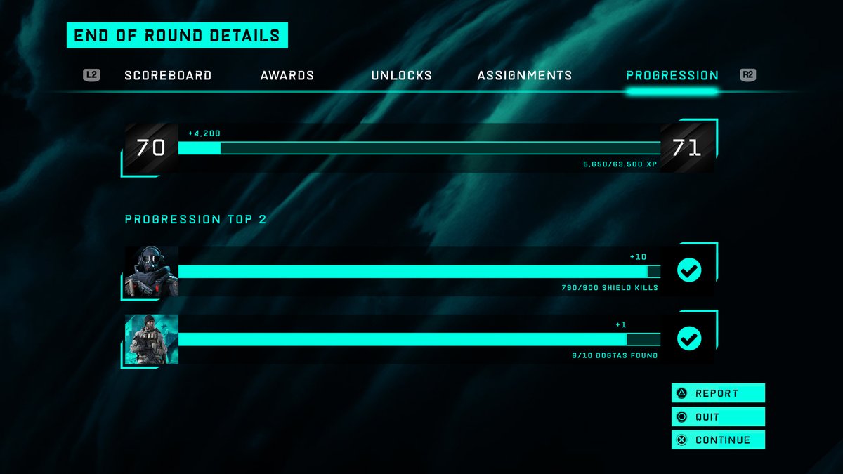 A more in depth End of Round screen is very much needed in #Battlefield2042. 

Quickly check progression, awards, scoreboard and assignment progress before your next game. 

The recent update has fixed a lot of bugs &amp; it's feeling great to play.

<a href="/Battlefield/">Battlefield</a> End of Round Concept
