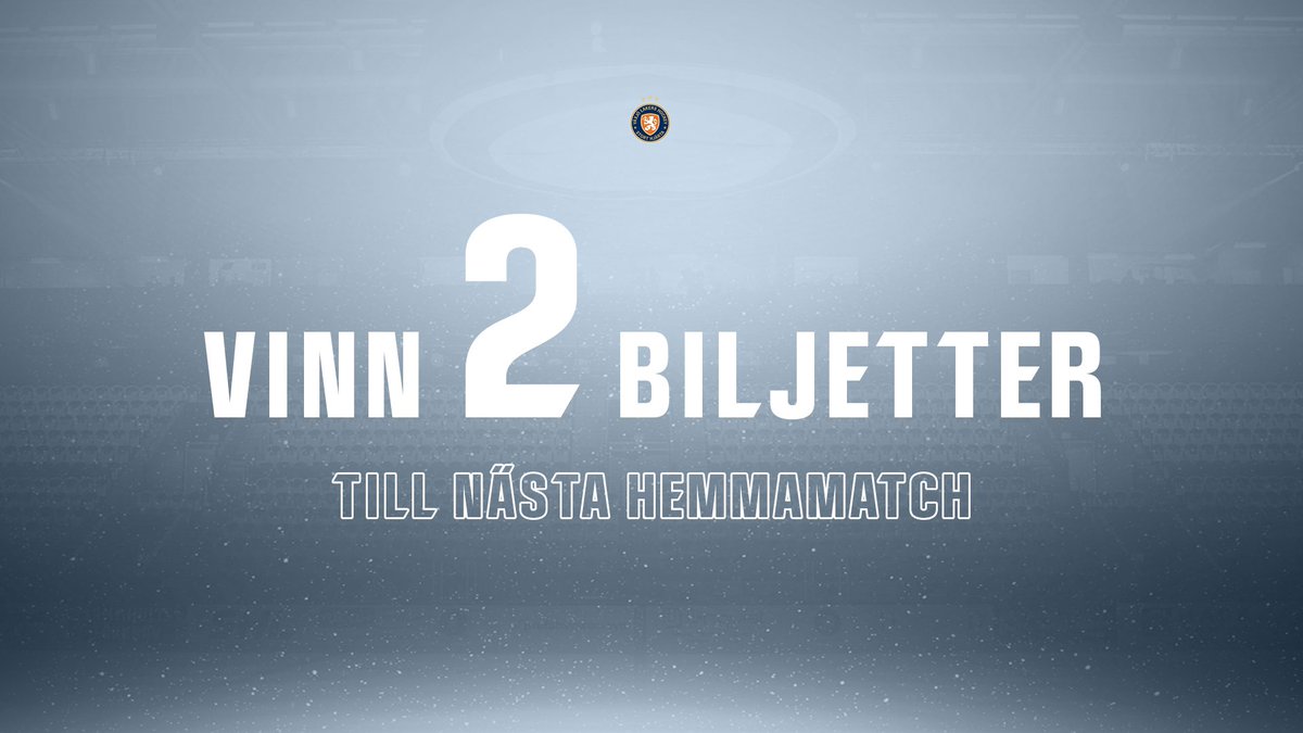 VLHlive's tweet image. TÄVLING 🤩
Följ @VLHlive och retweeta detta inlägg så har du chans att vinna 2 sittplatsbiljetter till tisdagens hemmamatch mot Luleå Hockey den 30 november klockan 19:00.

Tävlingen avslutas 29 november klockan 15:00 - Lycka till! 
#vaxjolakers #shl #vaxjo #vlh #allatillvida