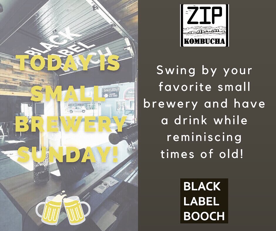 Cheers to all the amazing small breweries out there!! 

#SmallBrewerySunday #zipkombucha #kombuchabrewery #alaska #SupportLocal