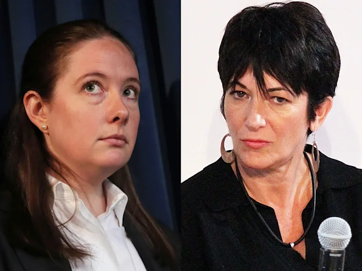 JackPosobiec's tweet photo. The lead prosecutor in the Ghislaine Maxwell case is Maurene Comey

She is the daughter of James Comey https://t.co/lMjxUZCxJY