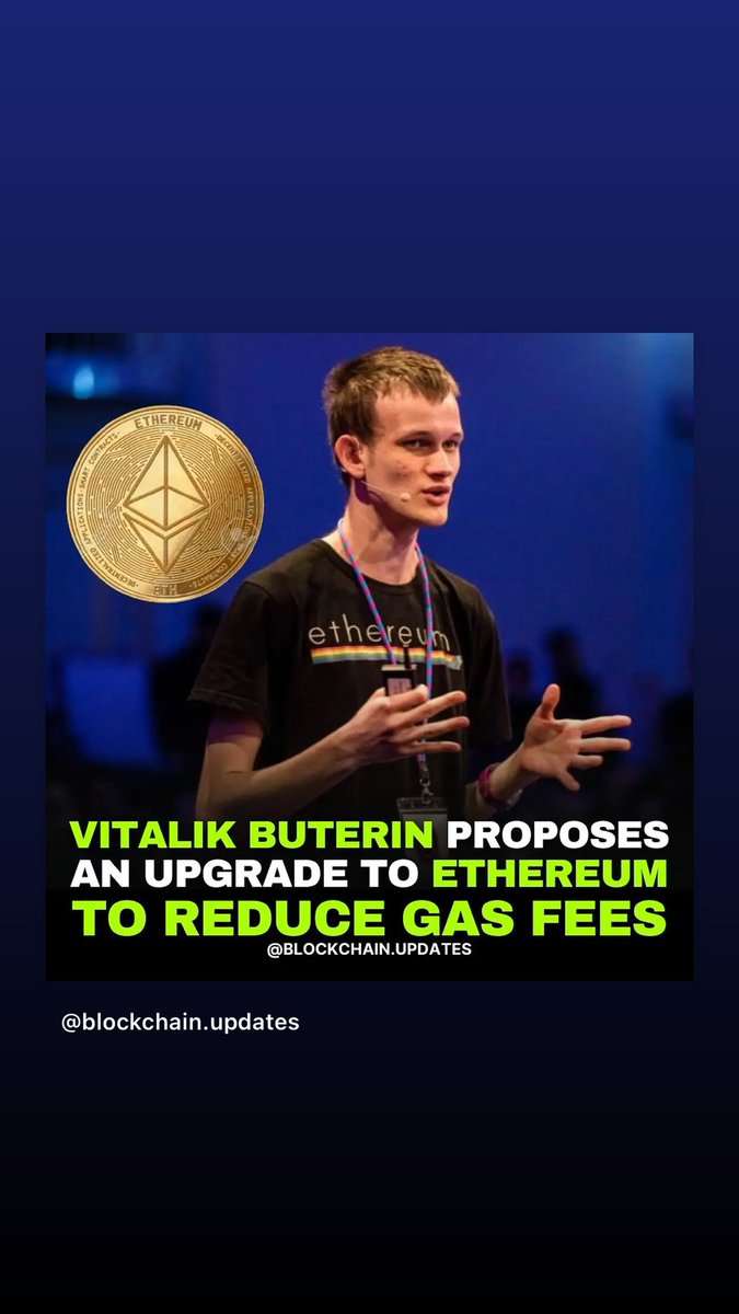CryptoBang10's tweet photo. Credit: @blockchain.updates 

Follow us: @crypto__bang 

#vitalikbuterin #vitalik #ethereum #ethereumnews #ethgas #gasfee #gasfees #ethereumcoin #ethereuminvestment #ethereumblockchain #ethereumproject #ethereumbrasil #ethereuminvesting https://t.co/MLMREBIbdD