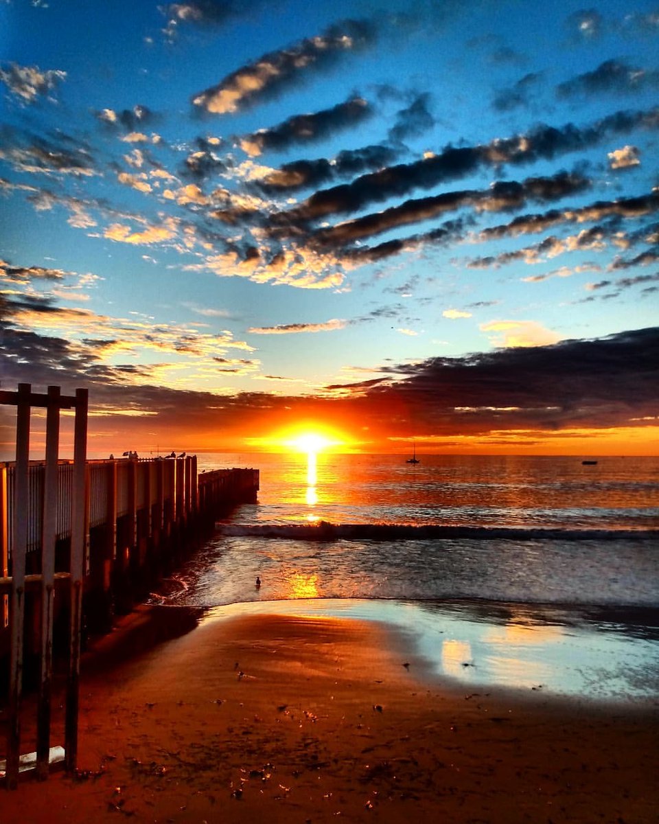 DavidMONSTERinc's tweet photo. #BreathTaking #Sunset in my Backyard The #BeachPorn World of #DavidMonster #DavidMonstersWorld #DavidMonsterLoves #imbetter #imbetterthanyourgirlfriend #BlueSky #cloudphotography #cloudysunset #orangesunset #pier #yellowsun #yellows #redsunset #cloudporn #cloudscape https://t.co/HKvjxc8ebS