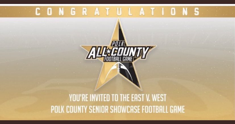 JoeWellman19's tweet photo. Blessed to be invited to the @PolkFBShowcase showcase game @SopcQuinton https://t.co/TP9ToLVi6S