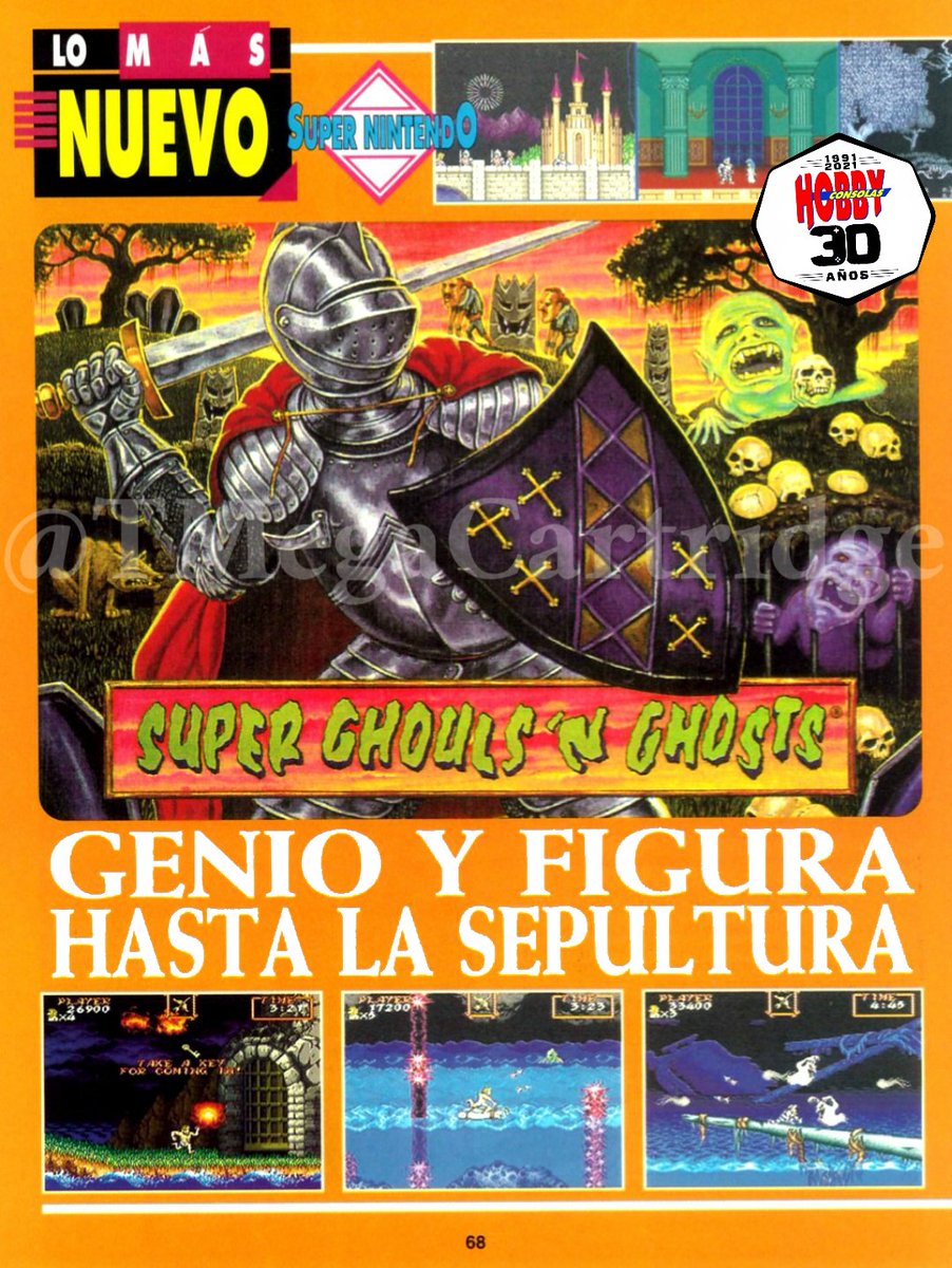 TMegaCartridge's tweet photo. 🔵Selección Hobby Consolas
#13 OCTUBRE 1992;
🔸SUPER GHOULS'N GHOSTS
🔸U. N. SQUADRON
🔸OPERATION WOLF
🔸FINAL FIGHT
#Hobbycumple30 #RetroHobby
🎮🕹I♥HC https://t.co/sjd4g7pZLD