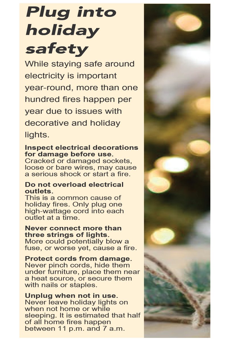 When do you start decorating for the holidays? #ElectricSafety