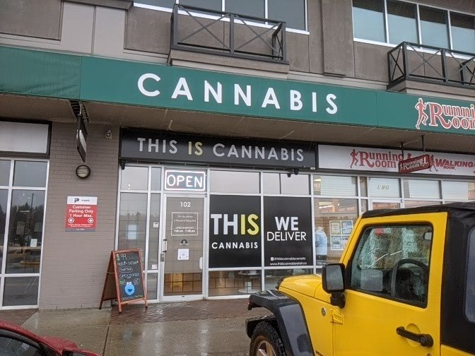 Picking up some fine BC craft cannabis for review.