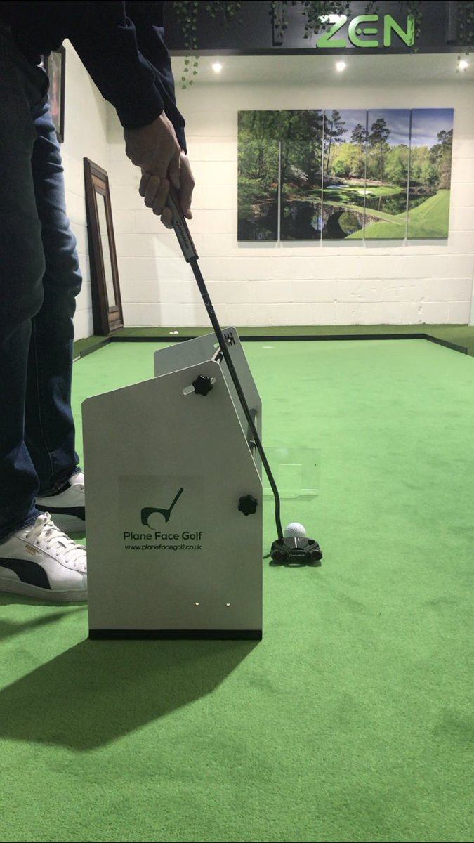 cbgolflessonman's tweet image. Here is some @TrackManGolf data from using the @planefacegolf Plane Face Putting Aid #putting #puttingaids