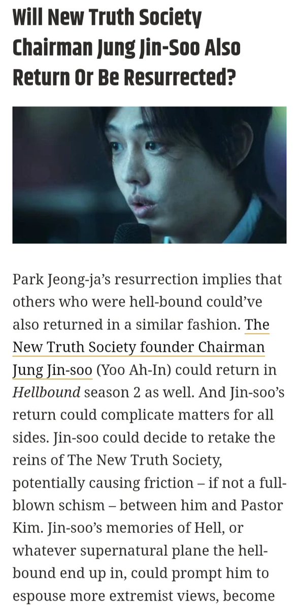 SIKseekers's tweet photo. #Hellbound Season 2: Will New Truth Society Chairman Jung Jin-Soo Also Return Or Be Resurrected? #지옥 #YooAhIn #유아인 
https://t.co/0MsGpwfVja https://t.co/UbGfztiqBQ