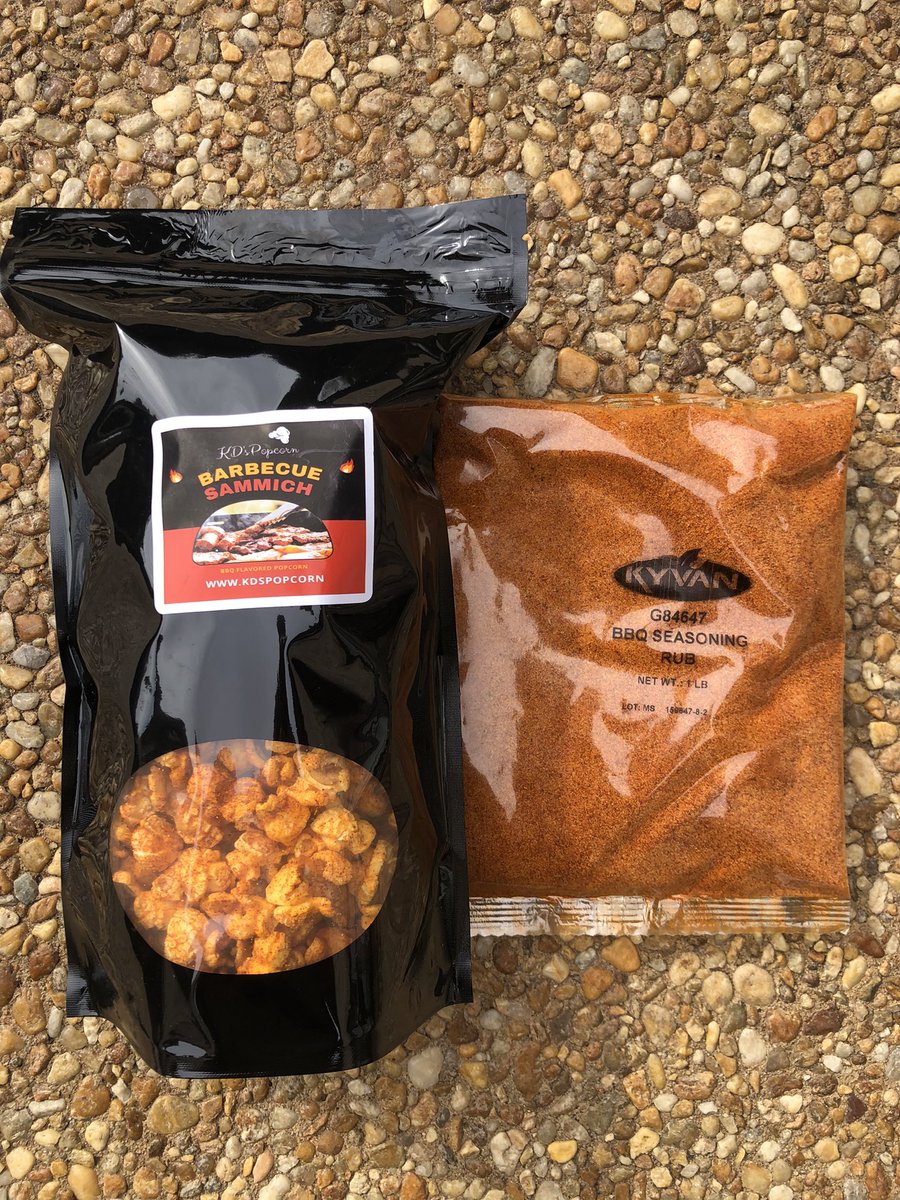 KYVAN82's tweet photo. Say What???๐ This was exactly our reaction when we got ahold of a bag of these goodies. Order a bag now of this bag of #kdpopcorn using our #KYVAN Dry BBQ Rub #SmallBusinessWeekend #BarbecueSammich https://t.co/GFHoAOHLa7
