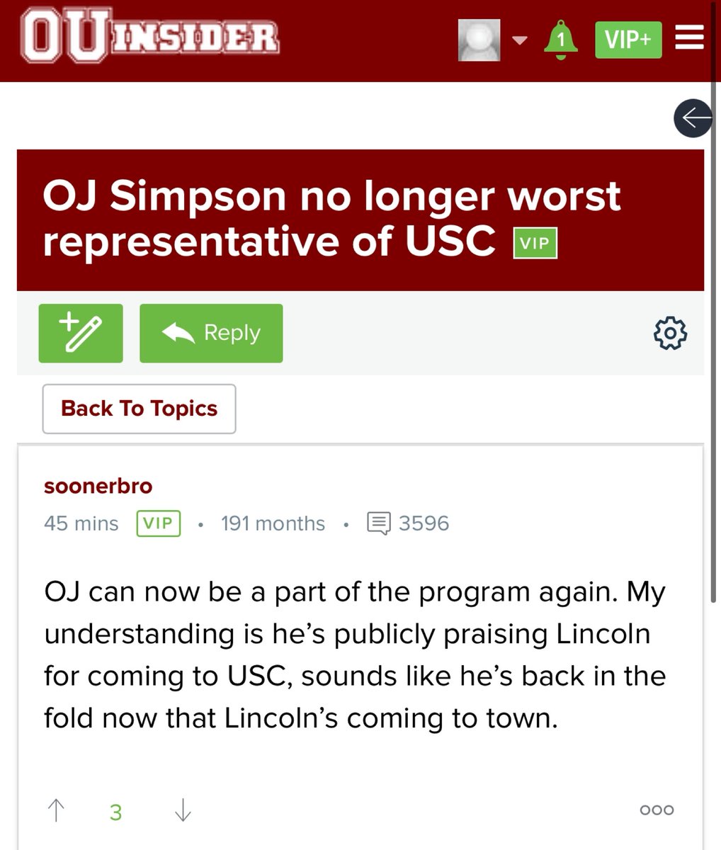 BoardGeniuses's tweet photo. Welp, OJ Simpson just moved down one notch on ‘The Worst Representative of USC’ list. #FightOn #BoomerSooner https://t.co/5k5Pv95Mxh