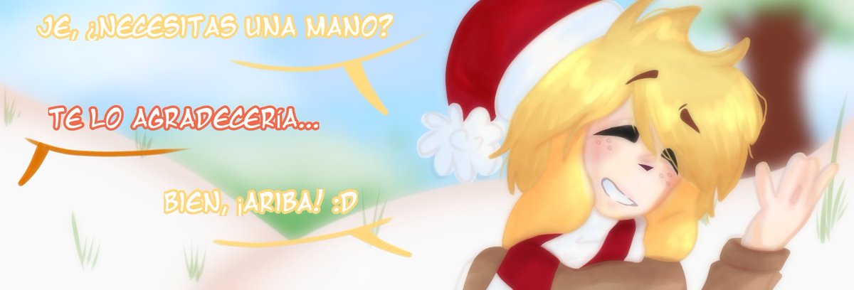 th3_fr0g's tweet photo. ¡Spoiler!
Estoy haciendo un mini cómic para navidad y como especial 100 seguidores atrasado ;P
Spoiler en lo que terminó de colorear la primer página ✨

(Lo subiré creo la próxima semana XD) https://t.co/pXrE5AKqld
