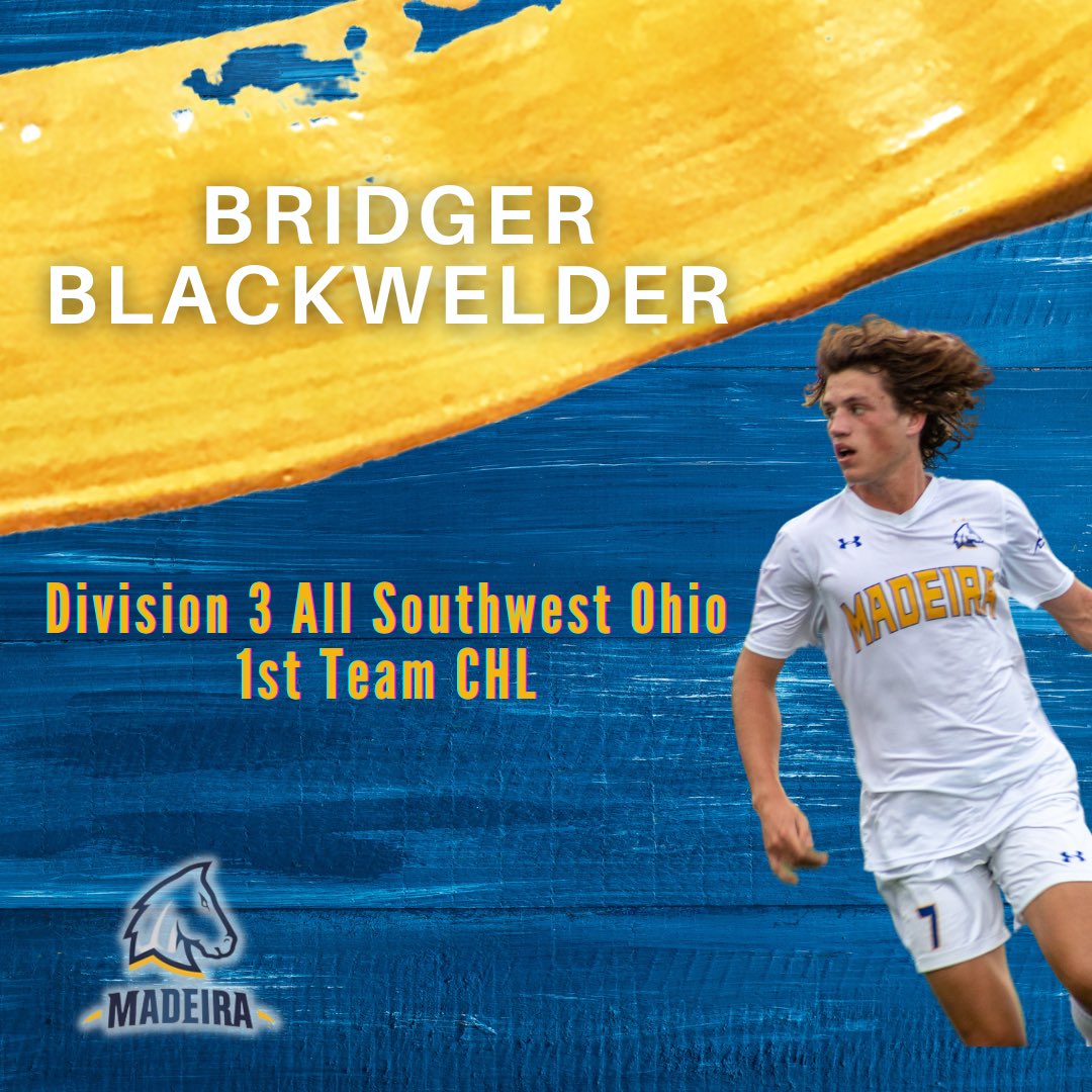 Another one of our boys receiving some big honors! <a href="/madeiraath/">Madeira Ath Dept.</a>