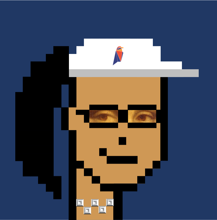 AssetKeen's tweet photo. Just dropped 25 more #CryptoMonas at RVNsea.
This is CryptoMona 478. There are only two in this new batch with the #Ravencoin cap. And only 478 has the half smile (a rarer trait).
https://t.co/sPYkLaVSZu https://t.co/UhntZZ1sp6