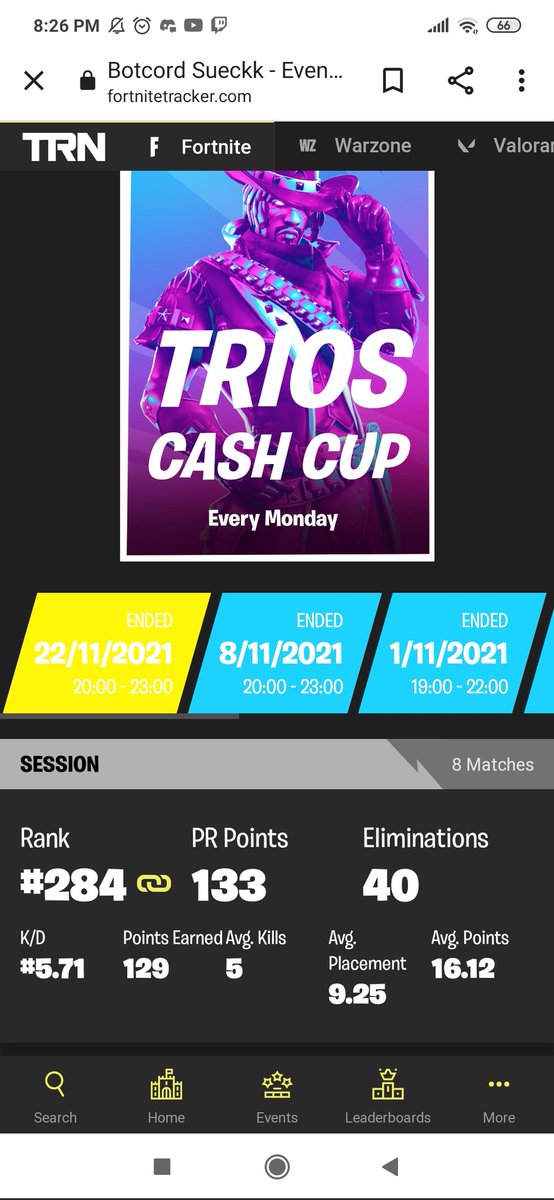 BCSueckk's tweet photo. Lft como solo para West:
2.8Kpr en PC
50-60 ping
New gen 120fps
144hz
Fragger
Pase a Semis de FNCS de PC
#LFT #LOOKINGFORTRIO #buscotriofortnite #CC
Foto de la รบltima cash jugada https://t.co/ohoAnS89OI