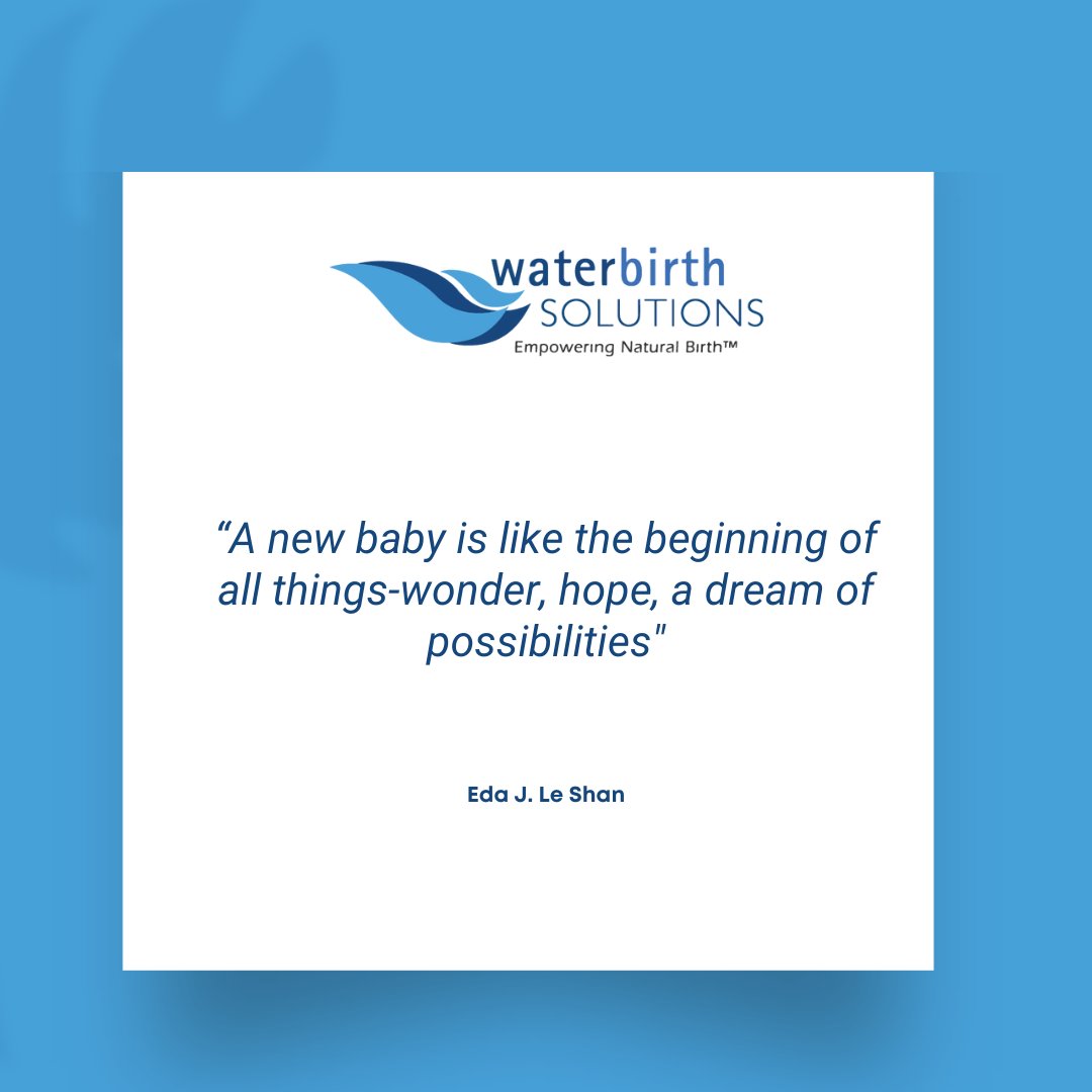 waterbirthsol's tweet photo. A new baby is like the beginning of all things-wonder, hope, a dream of possibilities”
-Eda J. Le Shan

#waterbirthbaby #homebirth #waterbirth #homebirthbaby #homebirthmama #homebirthmidwife #homesweethomebirth #homebirthing #midwife #birthwithoutfear https://t.co/TL9gLpqeRw