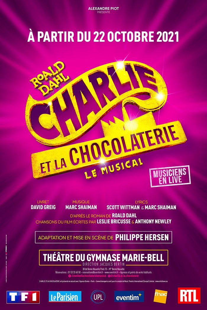 MelleBonPlan's tweet photo. Très belle soirée hier au Théâtre du Gymnase à #Paris pour découvrir le Musical Charlie et la Chocolaterie ! Un très beau spectacle pour tous les âges avec de super interprètes ! 👏 Bravo à toute la troupe pour ce bon moment 😊
👉jusqu'au 6 mars 2022 https://t.co/jDTbJvkU9R