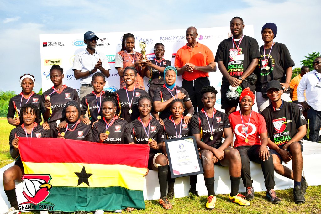 dadaoliseh's tweet photo. 🔥Congratulations to the male and female national rugby teams of Ghana for emerging as  champions of the West African zone of the Rugby 7s Pre-World Cup qualifiers which came off at the Paa Joe Stadium in Kumasi.

Ghana battled Niger, Togo, Burkina Faso, Ivory Coast and Benin. https://t.co/Ev5jYZGaOz