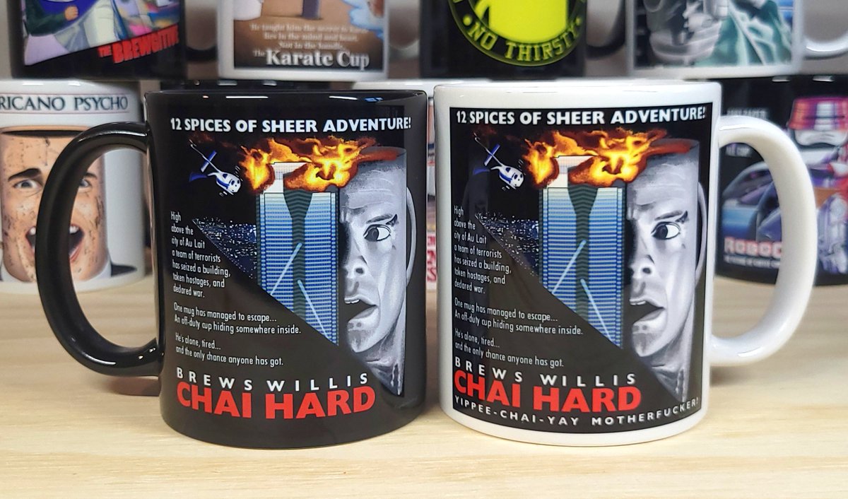 Yippie-Chai-Yay Motherfucker!

You can buy this mug in my etsy shop: etsy.com/listing/111622…

#brucewillis #diehard #alanrickman #johnmctiernan #alleong #coffeemug #coffeememe #movieposter #funnycoffeememes