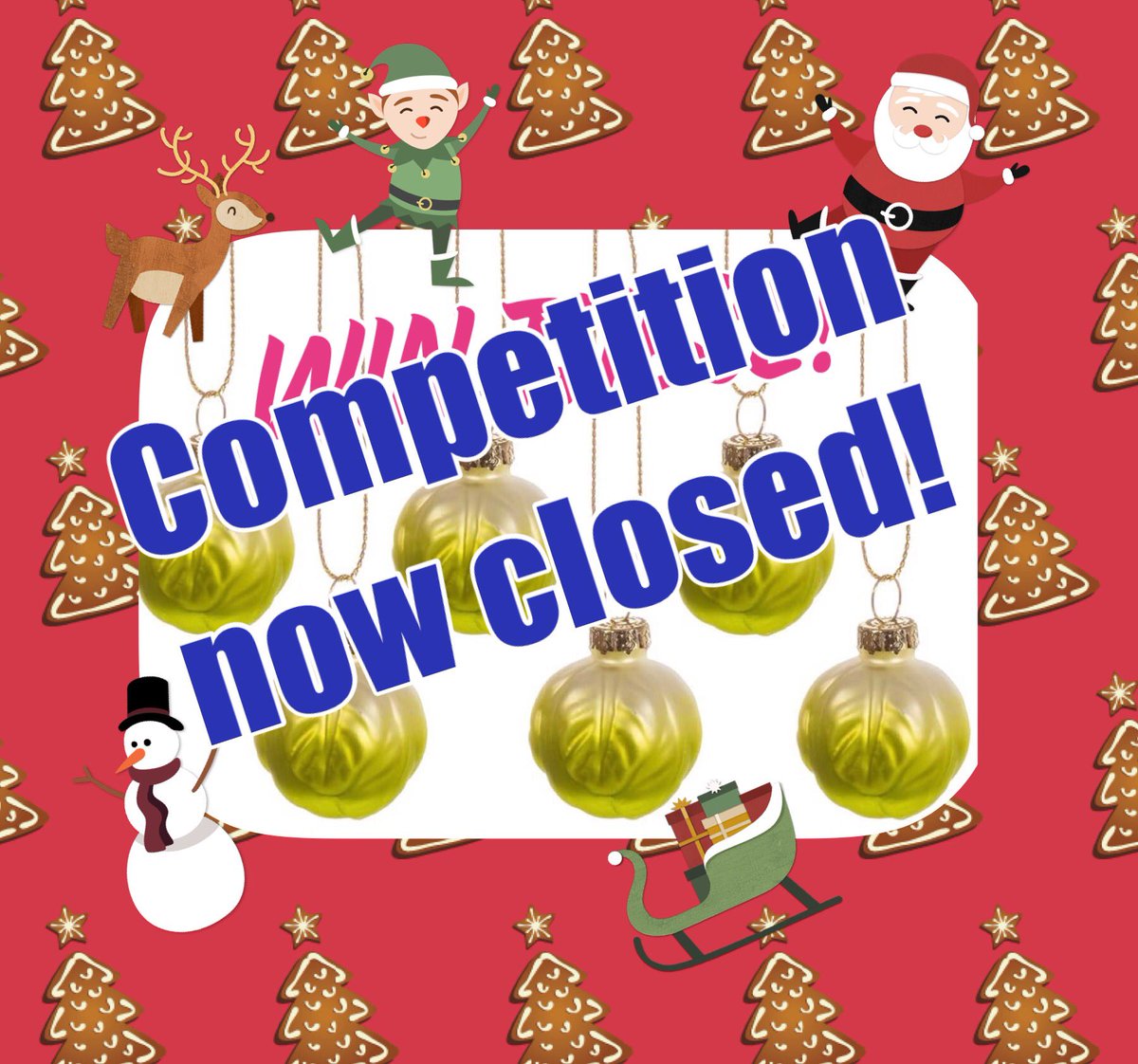 🛑Our Festive Sprouts Competition is now CLOSED!
Winners to be announced tomorrow morning - good luck everyone! 🍀🤞