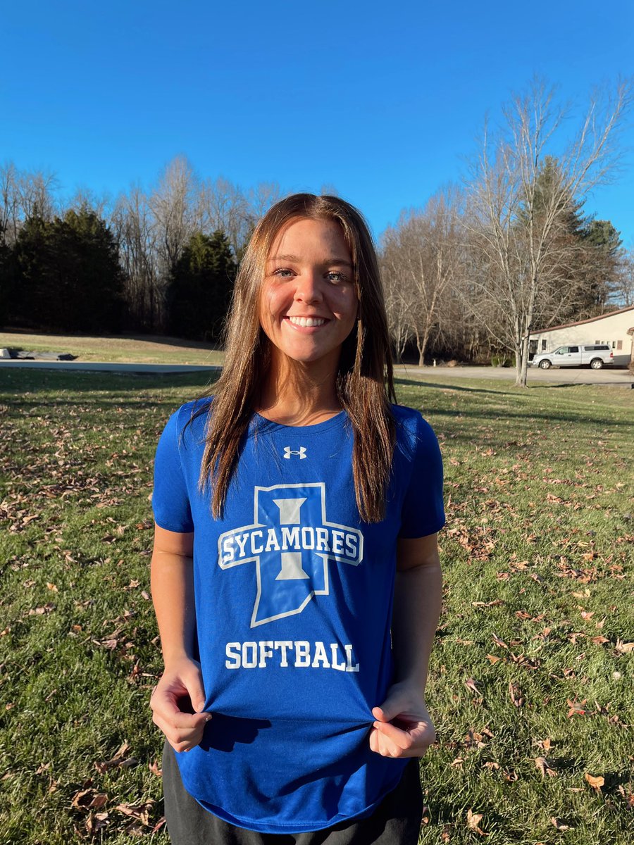 AnnieWaggoner13's tweet photo. So excited to announce that  I have verbally committed to Indiana State University to continue my academic and athletic career!A huge thank you to God,my family,and my coaches for making this dream possible! Go sycamores!💙@CoachLorenzoWa2 @ICrush04 @Coach_pooch @IndStSoftball https://t.co/IDOQ21YMsD