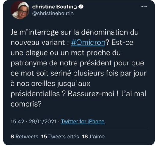 Macron_parodie's tweet photo. Nous sachons!
#Omicron #OhMacron
#NousSachons #ComplotsFaciles https://t.co/H4c4zUwdDn