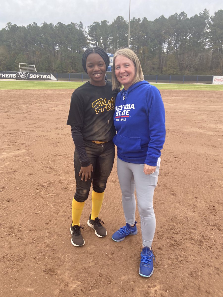 taylorgilbert33's tweet photo. Had a great weekend @GSU_Softball camp. Thank you to wonderful coaching staff for the invite and opportunity to show you my skills. #gstate https://t.co/Mfj4fqSklY
