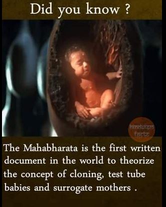 YogicWellness's tweet photo. Mahabharata #cloning #testtubebaby #surrogate #mahabharata #hinduscriptures #hinduism #hinduismandscience #yogicwellness @hinduismandscience #indiantemple #sanatandharma #holyscriptures #advanceknowledge #proudhindu #hindufacts #pride #respect #faith #knowledge https://t.co/SkBHcmxUM9