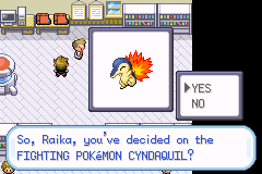 PixelGal_'s tweet photo. Tomorrow begins the Journey of the FireRed Randomized Artlock, we got our Starter already  😊 
So if you havent suggest a OC Nickname, this is your last Chance to do so ^-^ 
We also got the Fighting/Rock starter Cyndaquil, called Ayaka ^-^
#Artlock #Pokemon #Randomized #nuzlock https://t.co/ovwGCmOMcn
