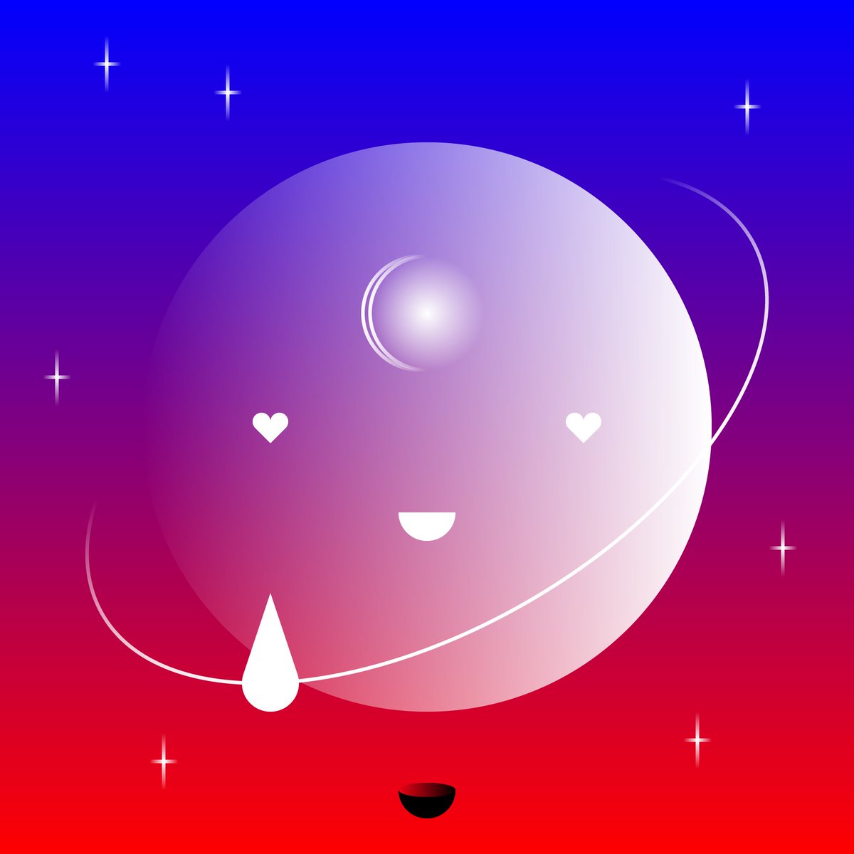 Creatures overwhelmed with empathy to everything, to each bit of the universe expressed love and pity with their eyes. They loved and ached. They passed everything through a beautiful tornado of emotions and feelings.

Heart Eyes chances 5/77
#NFT #NFTcommunity #NFTdrop #ETH #BNB
