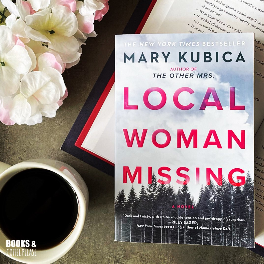 𝘋𝘢𝘳𝘬, 𝘵𝘸𝘪𝘴𝘵𝘺 𝘢𝘯𝘥 𝘢𝘥𝘥𝘪𝘤𝘵𝘪𝘷𝘦! Thank you #HTPbooks @MaryKubica and @TLCBookTours Tours for this gifted copy. #LocalWomanMissing #BookTwitter #writerslift #Booksandcoffeemx