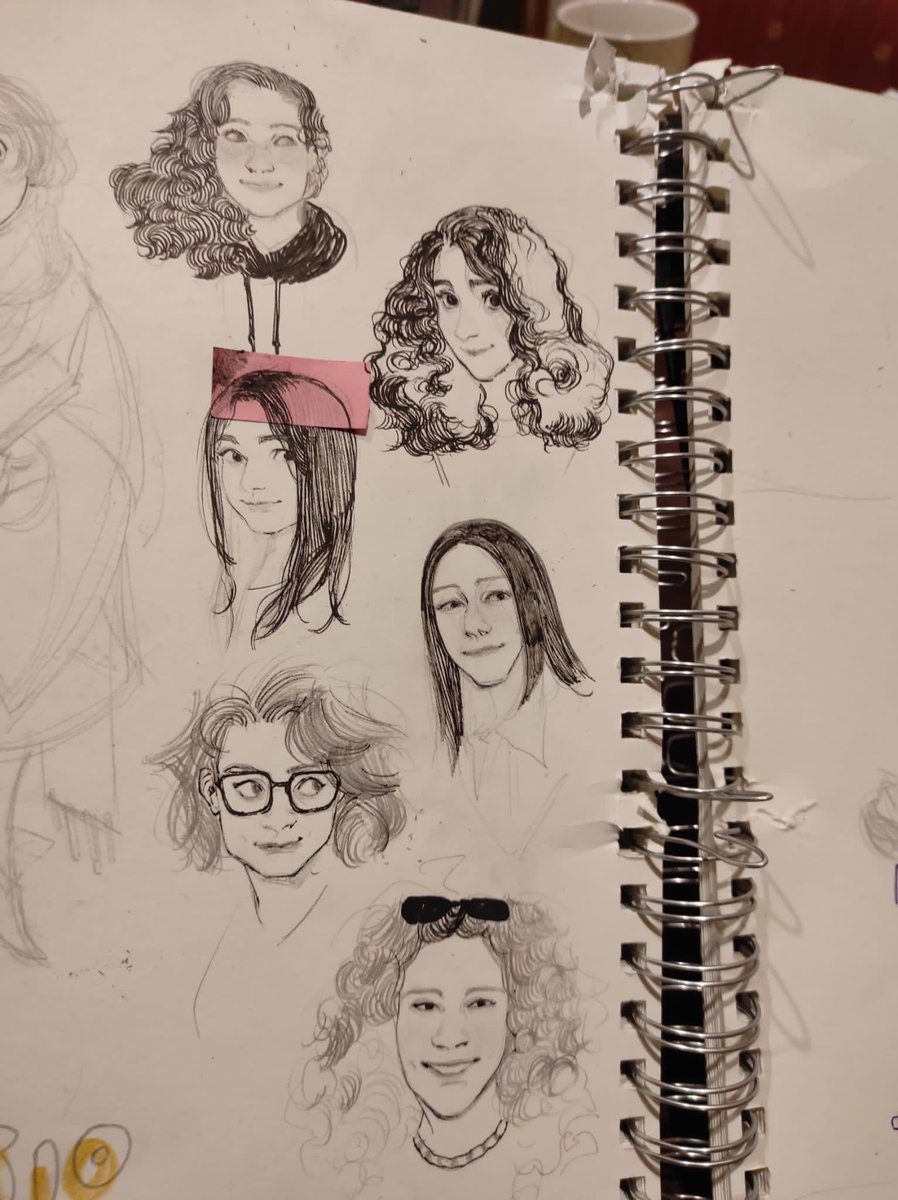 Drawing my roomates 