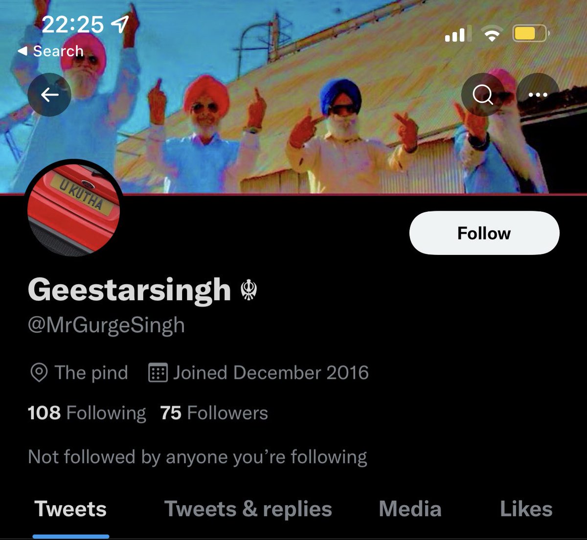 proraaj_'s tweet photo. @MrGurgeSingh DM me g, that’s my plate in your DP😅 https://t.co/0svVBclbVf