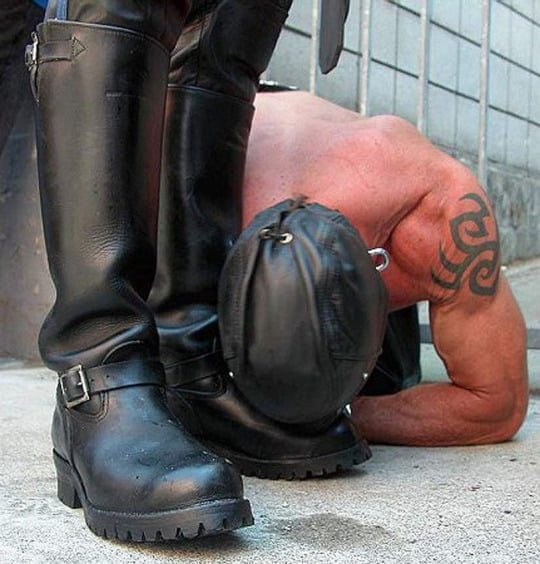 Bow low to Master's boots