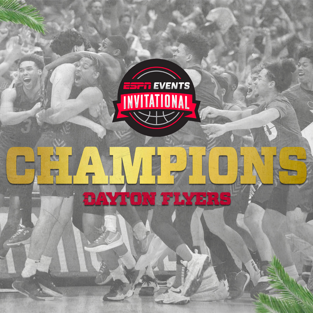 DaytonMBB's tweet photo. 𝟐𝟎𝟐𝟏 𝐄𝐒𝐏𝐍 𝐄𝐯𝐞𝐧𝐭𝐬 𝐈𝐧𝐯𝐢𝐭𝐚𝐭𝐢𝐨𝐧𝐚𝐥 𝐂𝐡𝐚𝐦𝐩𝐢𝐨𝐧𝐬 ✈️🏆
The Dayton Flyers https://t.co/ThRpmeOd0k