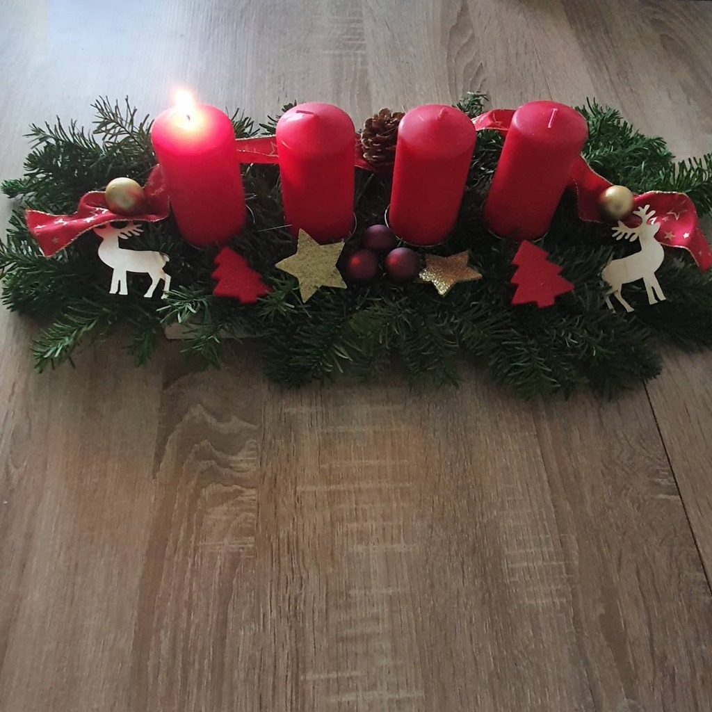 danseelig_la's tweet photo. Bevor der Tag endet, sollt ihr noch sehen, wie das #Lichtlein brennt!
Ich hoffe, ihr hattet einen schönen 1. #Advent
#Advent1 #Adventsgesteck #Adventszeit #ErsterAdvent #Vorweihnachtszeit #1Advent https://t.co/z2UY9poWuP https://t.co/h3pbIjO3nW