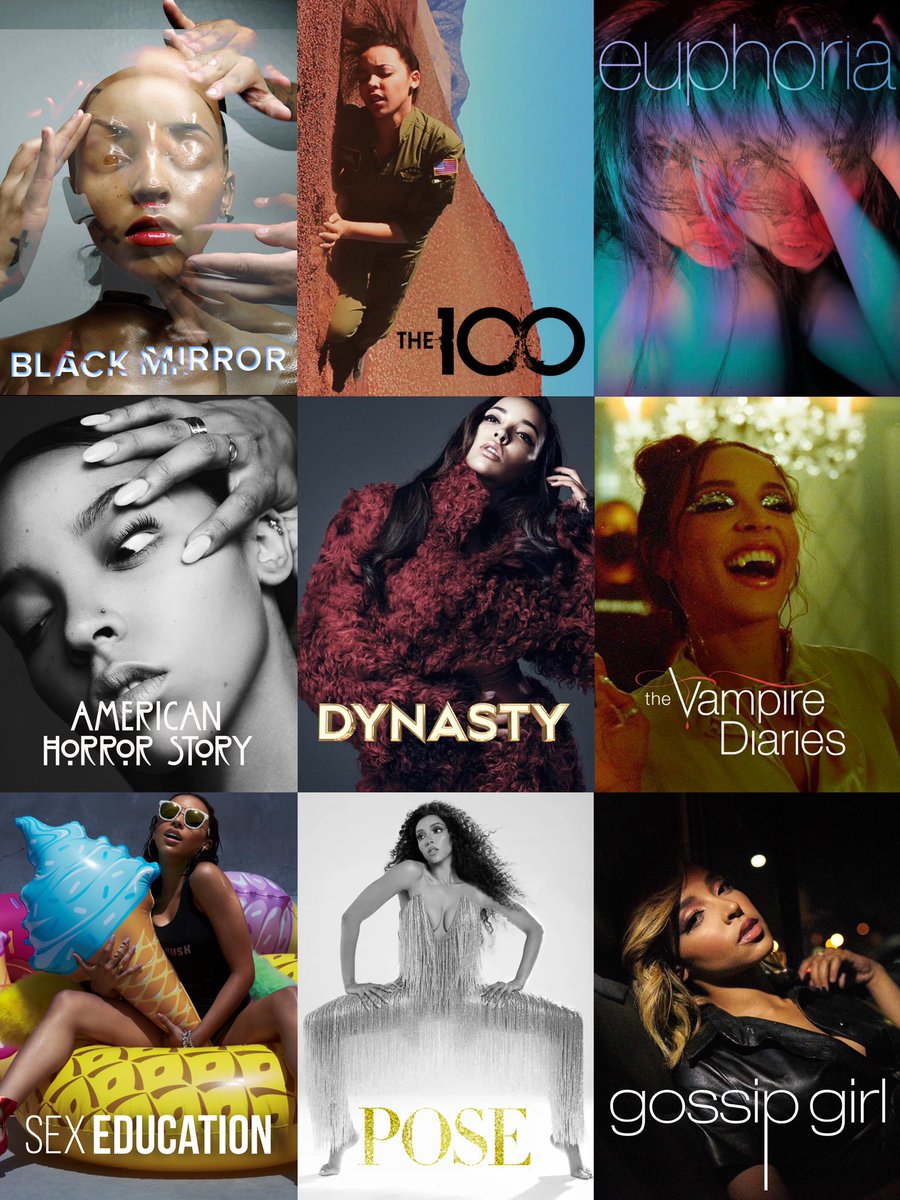tinashesgallery's tweet photo. tinashe as series covers https://t.co/z5Fx8B31b0