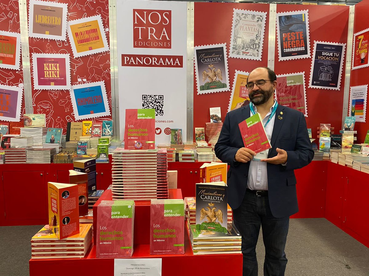 EmilioAlvarezI's tweet photo. Hoy salió la 2a edición de un libro de mi autoría. “Para entender los derechos humanos en México”, de Nostra Ediciones. 

Lo presentamos en la FIL en Guadalajara.

Se puede conseguir Amazon, Mercado Libre o en https://t.co/qNUIJJzRMm

Un fuerte abrazo.
@gpplural @senadomexicano https://t.co/YfHbPMklBs