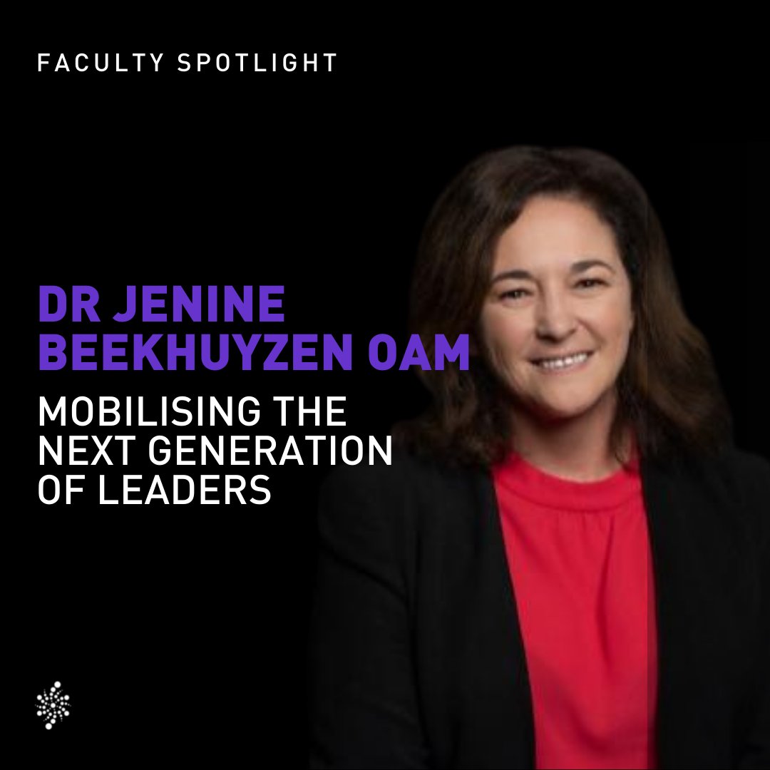 Jenine is passionate about artificial intelligence for positive human impact.

As one of Australia’s Women of Influence, Jenine often wears a cape to mobilise our next generation into action. hubs.ly/H0_VgpD0 #sufaculty
