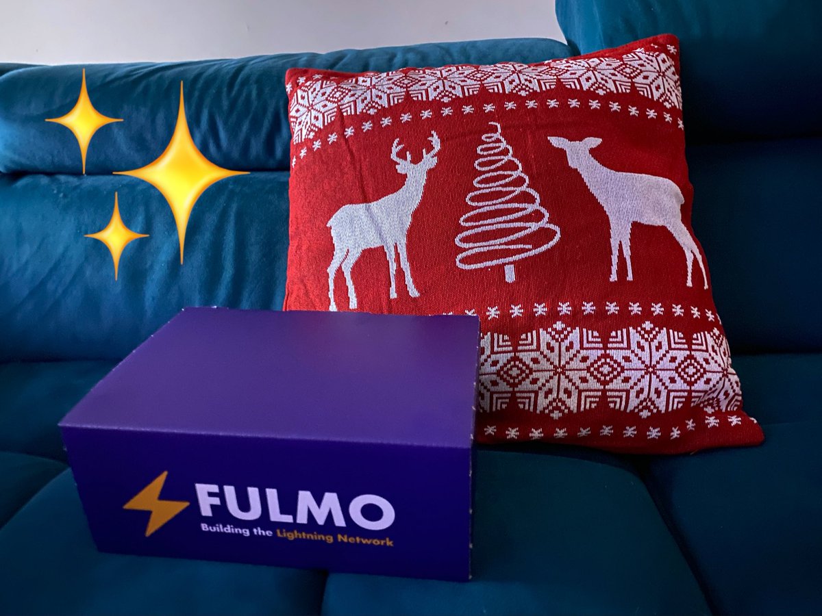 steffeneleven's tweet photo. Merry Christmas 🙌 @fulmolightning @RaspiBlitz @rootzoll #LightningNetwork #raspiblitz @blocktrainer https://t.co/I6I3XAD5V0