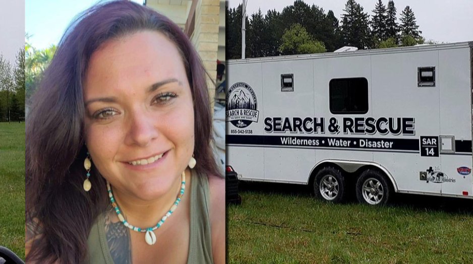 evaoutloud's tweet photo. Christian Aid Ministries Minnesota - Search &amp; Rescue discovered human remains believed to be missing Wisconsin mother of four, Ashley Miller Carlson. Tonight on @kare11 at 10, I speak with a team leader who shares what led up to the somber discovery. https://t.co/37xikJmH9R