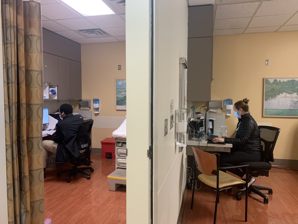 Workin’ hard on Thanksgiving Sunday. Go Team Endo including fellow Abu Mohamed and attending <a href="/LizzyMcAninchMD/">LizzyMcAninchMD</a> <a href="/StanfordDeptMed/">Stanford Department of Medicine</a>.