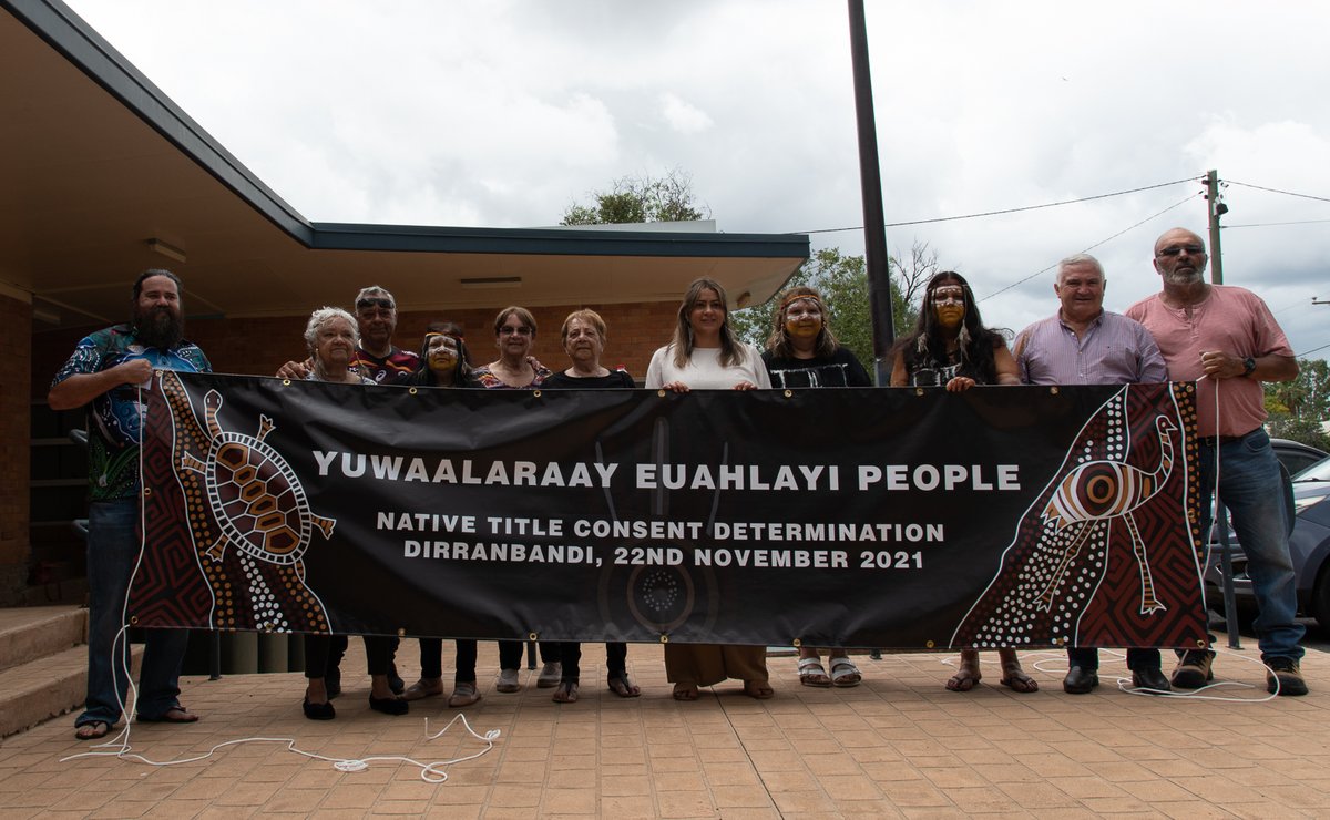 QSNTS's tweet photo. We would like to congratulate the Yuwaalaraay Euahlayi People who were formally recognised as native title holders over 12,945 hectares of land last Monday! Read more about it here👉
https://t.co/BK1jUD1EJG Photos by QSNTS Debra Harrip. https://t.co/DkKSK9g4zn