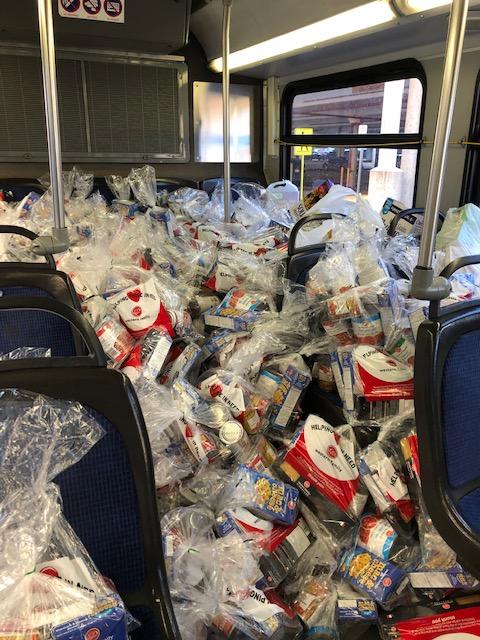 takeETSalert's tweet photo. As we start wrapping up #ETSStuffaBus, we want to pass along another round of thanks & gratitude to each person who provided a donation, as well as our hard working volunteers.
We truly appreciate your support of @yegfoodbank & of Edmontonians in need this holiday season https://t.co/Z9oxxwIaxp
