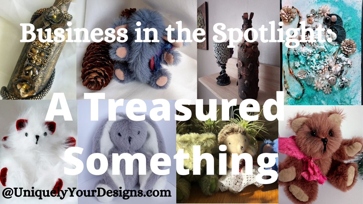 Uniquely Your Designs: Business in the Spotlight: A Treasured Something - go.shr.lc/3E219Pq 
Check out this fabulous small business!! #NewPost #SmallBiz #Collectibles #Gifts #Christmas