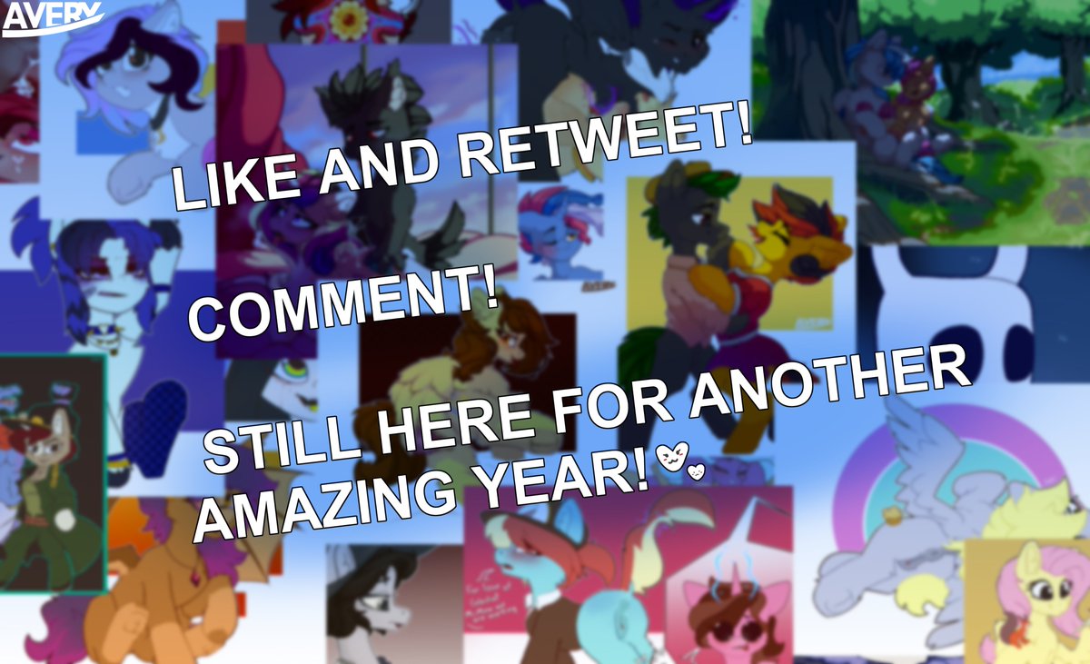First Art 2022 Giveaway!!!🎇

◾No need Follow
◾Send a pic of your OC´s
◾Like and RT!

This year is almost over, Christmas is coming. Who will have the honor of starting another fantastic year? I hope to see many of you participating❤️❤️

#mlp #mlpart #Giveaway #art #giveaways