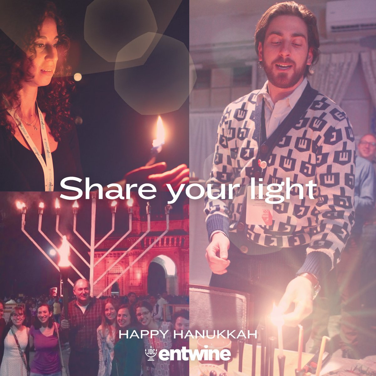 Tonight begins the Jewish holiday of Hanukkah! A holiday that emphasizes bringing more light into the world. Each of us has that power to brighten someone's day, say a kind word, or make a lasting impact. Happy Hanukkah!