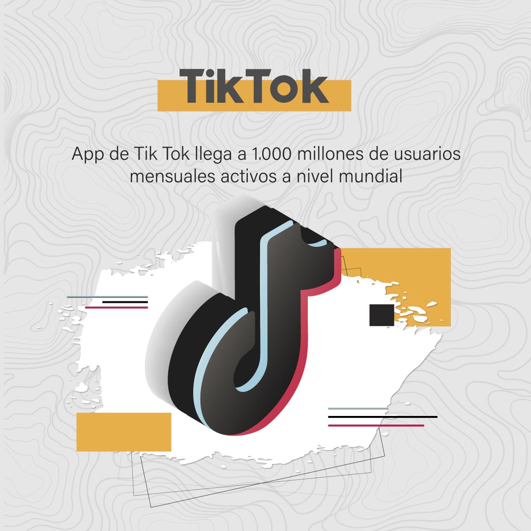 App de Tik Tok llega a 1.000 millones de usuarios mensuales activos a nivel mundial. Su alcance es cada vez más alto. ¿Ya es parte de tu estrategia?
#estrategiadecomunicacion #agenciadepublicidad  #redessociales