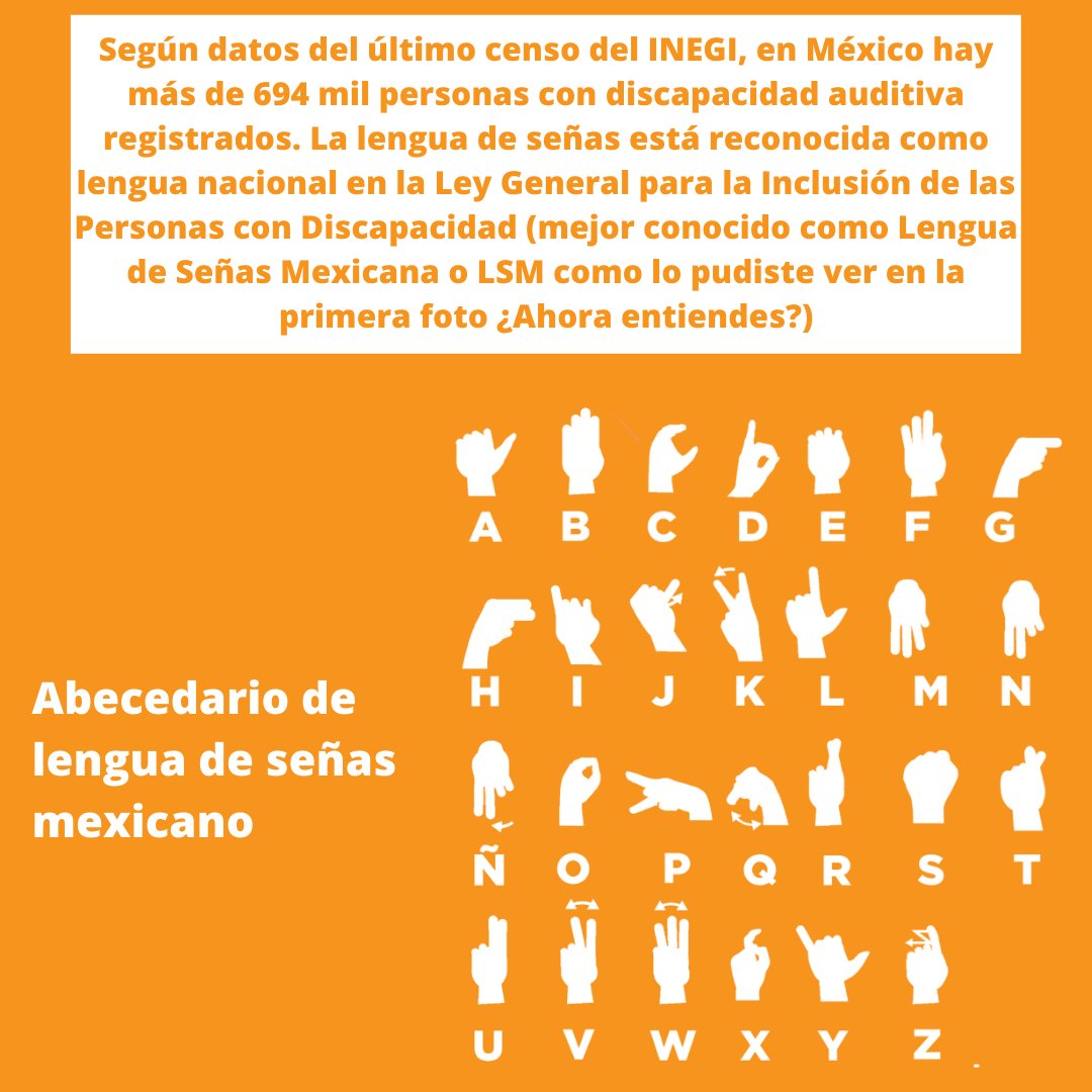ExpresateCuu's tweet photo. ¿Sabías que hoy 28 de Noviembre es el día nacional del Sordo? 
Aquí te explicamos un poco más sobre este día y su importancia. 
#Exprésatedejandohuella https://t.co/3BCrj4dzRH